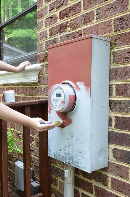 paint for electric meter box|painting gas meter.